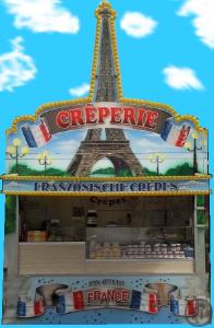Verkaufsanhanger Creperie Crepeswagen Crepesstand Crepes Crepe
