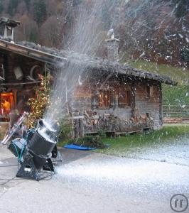 Apres Ski Party - Schneeparty - Schnee-Effektkanone, TOP Effekt für Apres Ski Partys und Winterevent