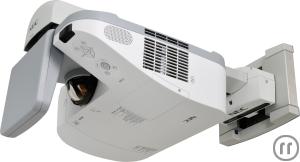 5-Kurzdistanz Beamer » NEC U260W Projektor » 2600 Lumen » HD » Whiteboard F...