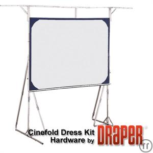 3-Mobile Grossbildleinwand » Draper Aufprojektion » 240cm x 180cm » Fast-Fold &ra...