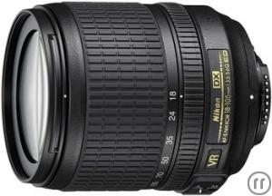 1-Nikon AF-S DX Nikkor 18-105mm f3.5-5.6 G ED VR » 67mm Gewinde, stabilisiert inkl.Blende sup...