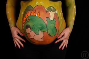 4-Bauchbemalung bei Schwangeren