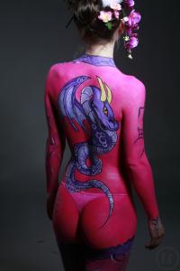 2-Bodypainting - auch Teilbodypaintings sind möglich.