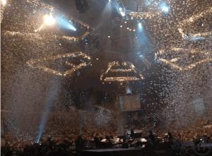 4-Glitter, Flitter Konfetti Kanone für Events, Messen, Sport Events