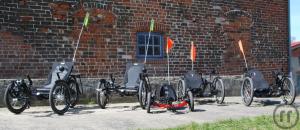 2-Westmecklenburg Insel Poel Ostseeküste mit KMX Liegerad erfahren Ostsee Liegedreirad Fahrrad