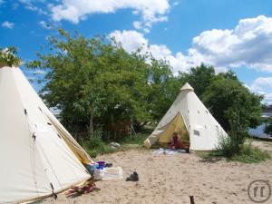 4-VERSAND o. Abholung, TIPI-Zelte bis 20 Personen, Auf-/Abbau mögl.