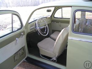 3-VW Käfer 1200 mit Faltdach von 1962