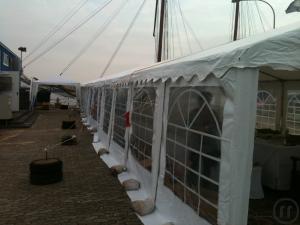 6-Festzelt - Partyzelt - Zelt - Gartenzelt XXL in 5 x 20 m ohne Boden