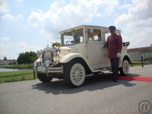 6-Hochzeitsauto -Oldtimer :Excalibur in weiß Cabrio,Imprial mit Kutschenfeeling ,Mercedes....