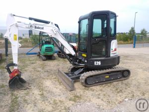 1-Minibagger Bobcat E26 2,7 to.