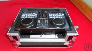 2-DJ-Set mit Doppel CD/USB Player und MIDI Workstation (American Audio Encore 2000)