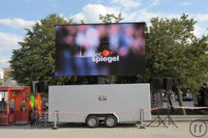 LED Trailer, 16qm B35 LED Anhänger, 10 mm SMD, LED-Wand, Display, LED Module, Bild und Präsentation