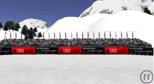 3-Weltweit aktuellster Skisprung Simulator mit Ihren LOGOS im Spiel und Wettbewerb Ranking.