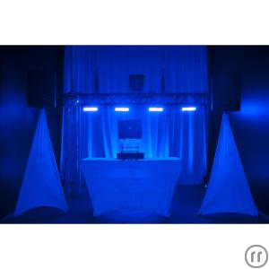 2-AKKU - UV BAR LED GO - 10 x 1 Watt LED