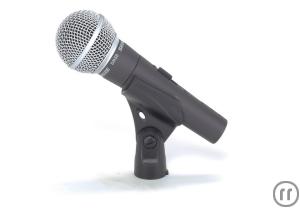 1-Shure SM 58 S Dynamisches Gesangsmikrofon mit Mikrofonkabel