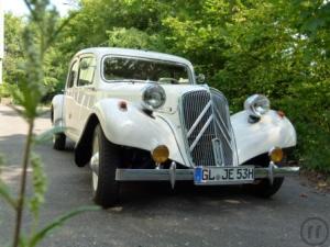 4-Hochzeitsauto - Oldtimer Citroen - Brautauto - Hochzeitswagen - Hocheitsfahrten - Filmauto