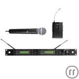 Shure U4D-R2 MK2 UHF, Funkmikrofon-Set, incl. 2x Handsender Shure U2-R2 MK2 Beta58