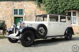 1-Rolls-Royce Oldtimer Bj. 1931 Hochzeitsauto Brautauto zu mieten mit Chauffeur in NRW