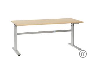 Schreibtisch 160x80 Cm Hohenverstellbar