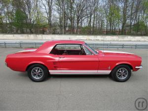 6-Oldtimer Ford Mustang Coupé 1967 selbst fahren, Frankfurt, München, Nürnberg