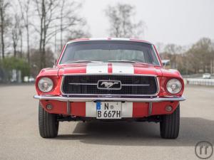 5-US Cars: Ford Mustang Coupé V8 Oldtimer 1967 selbst fahren, Frankfurt, München, N&uum...