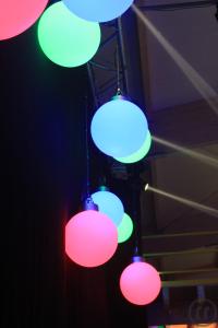 4-LED Ball 50cm, 3Watt LED / DMX