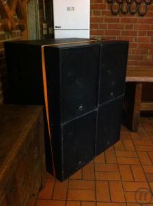 2-Komplette PA Anlage - L - Soundanlage / Musikanlage / 2 Top Teile DJ Rack / bis 500 Pax