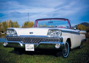 Ford Fairlane Galaxy Oldtimer Cabrio als Hochzeitsauto selbst fahren