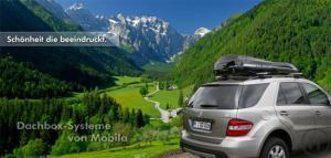 2-Premium Dachbox von Mobila 600 Liter - Fiberglas 200 km/h möglich