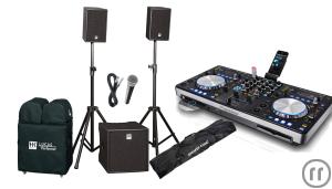 Musikanlage Komplett Set ideal für Hochzeit & Familienfeiern