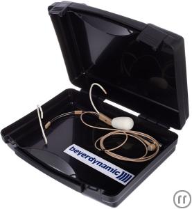 1-Beyerdynamic Headset (hautfarben) mit Taschensender und Empfänger