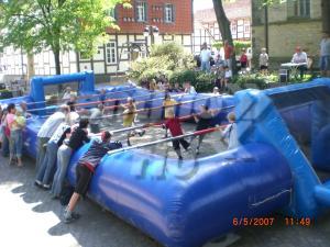 3-Human Table Soccer - Menschenkicker - Menschenfußball mieten