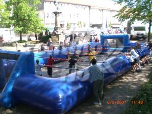 4-Human Table Soccer - Menschenkicker - Menschenfußball mieten