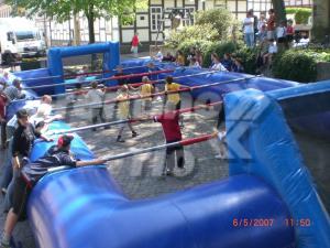 5-Human Table Soccer - Menschenkicker - Menschenfußball mieten