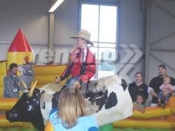 2-Bullriding mit Musikanlage / Rodeobulle mit Musik für Veranstaltungen mieten