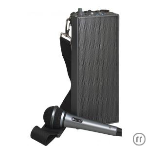 2-Hochwertige Akku-Prozessionsanlage (mobile Sprachbeschallungsbox mit Mikrofon)