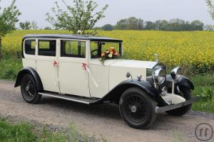 6-Rolls-Royce Oldtimer Bj. 1931 Hochzeitsauto Brautauto zu mieten mit Chauffeur in NRW