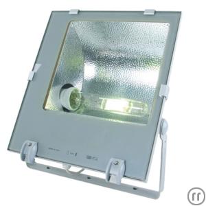 2-HQI Fluter 400 Watt,
Scheinwerfer zur Beleuchtung und Illumination von Gebäuden