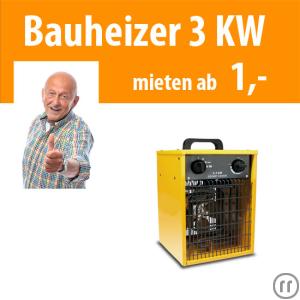 1-Bauheizer 3,3 KW