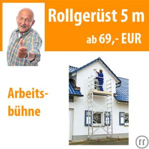 1-Gerüst 5 m Arbeitsbühne