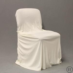 2-Stuhlhusse elegant universell - Creme - Art. Nr.: 1067