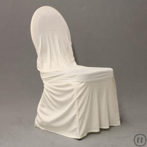 3-Stuhlhusse elegant universell - Creme - Art. Nr.: 1067