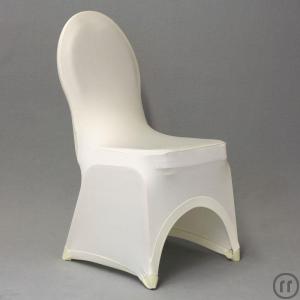 2-Stuhlhusse stretch universell - Creme - Art. Nr.: 1053