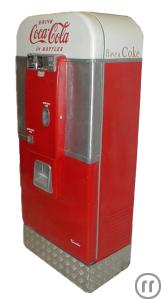 2-Coca Cola Automat Attrappe, Coca Cola, Amerika, USA, Getränk, Colaautomat, Automat, 50er Jah...