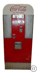 Coca Cola Automat Attrappe, Coca Cola, Amerika, USA, Getränk, Colaautomat, Automat, 50er Jahre Cola