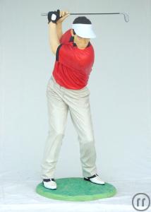 1-Golfer, Golf, Sport, Golfball, Golfspieler, Ball, Green, Golfcars, Clubwagen, Golfbag, Caddy, Caddie