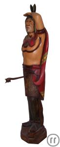 2-Indianer aus Holz XXL, Indianer, Holz, Western, Figur, Manitu, Tippi, Western Dekoration, Western De