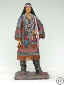 4-Indianer, Western, Indianerin, Prärie, Wild West, Amerika, USA, Dekoration, Messe, Event, Sq...