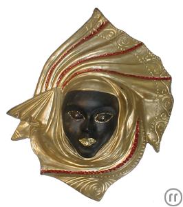 2-Masken Venezianisch, Maske, Karneval, Venedig, Fastnacht, Karneval Dekoration, Venedig Dekoration, V