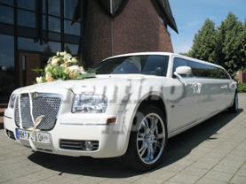 Super-Stretchlimousine in edlem weiß!